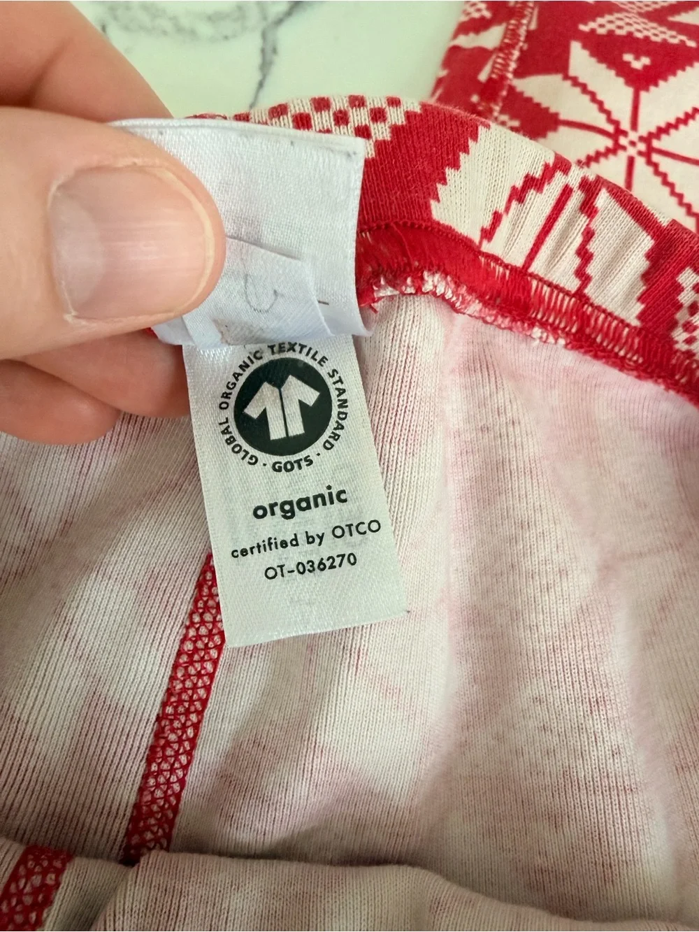Hanna Andersson Women's Long John Pajama Pant Scandi Snowflake